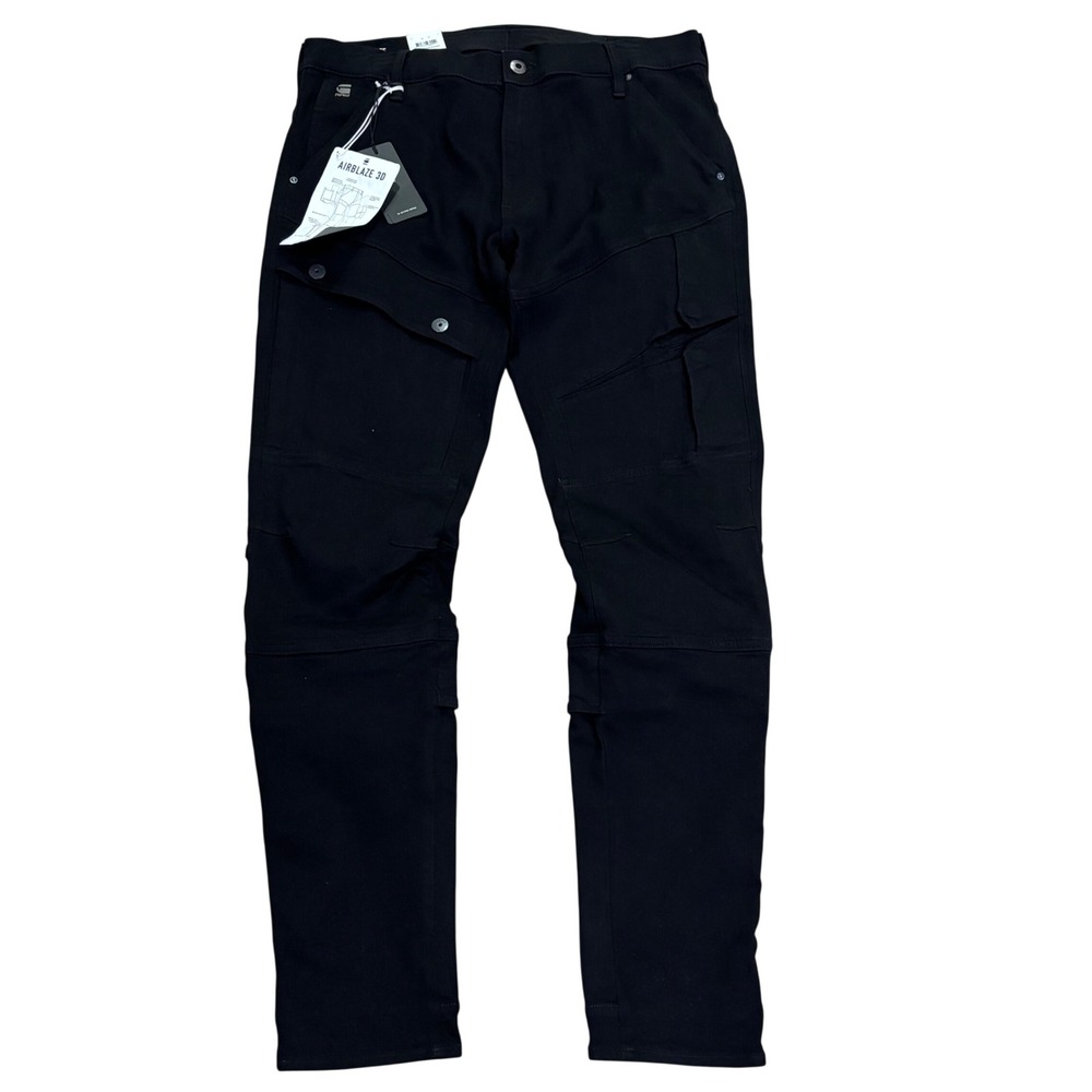 G-Star Raw Airblaze 3D Skinny Pants Pitch Black D16129-B964-A810 35x34‎ NEW